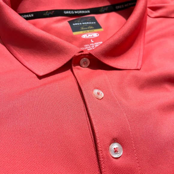 Greg Norman for Tasso Elba Men's 5 Iron Performance Golf Polo - Picture 7 of 11